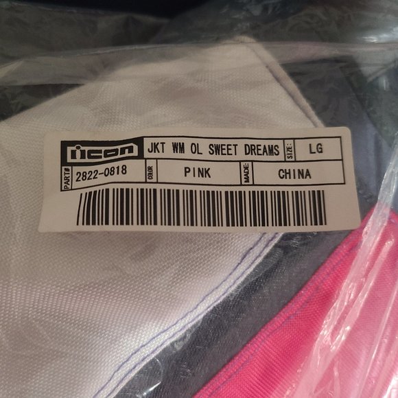 NWT Icon Sweet Dreams Motorcycle Jacket - Picture 8 of 9